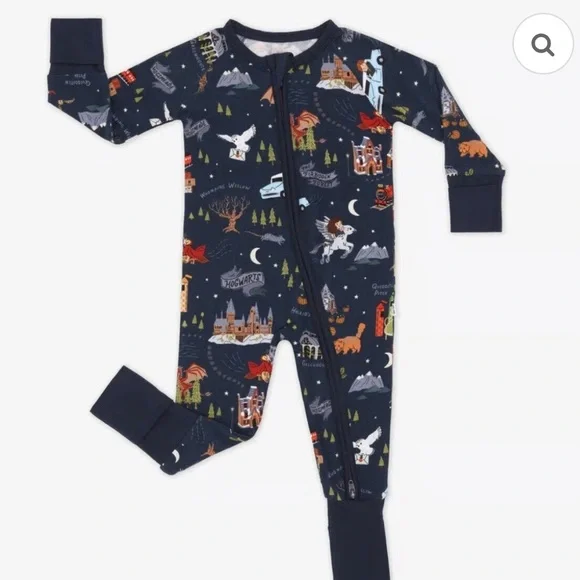 NIB Little Sleepies Harry Potter Evening at Hogwarts Zippy